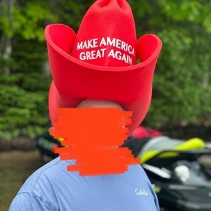 MAGA foam cowboy hat